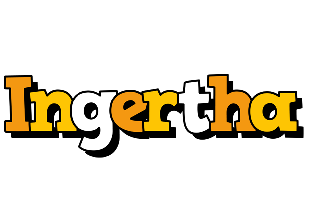 Ingertha cartoon logo
