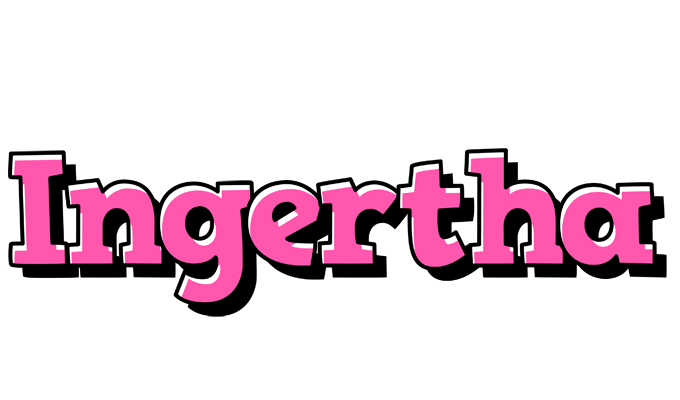 Ingertha girlish logo