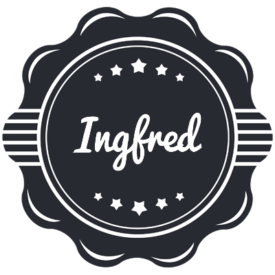Ingfred badge logo