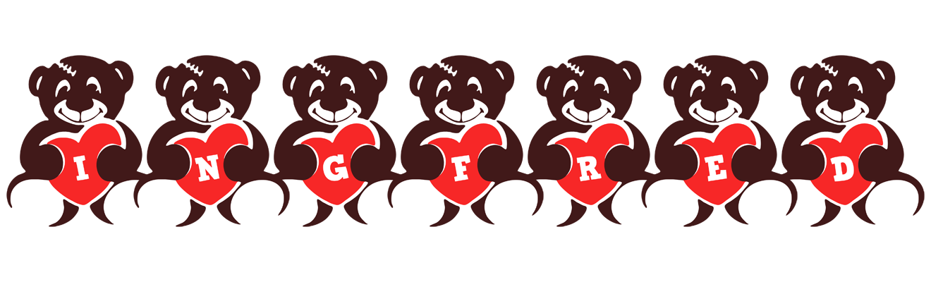 Ingfred bear logo