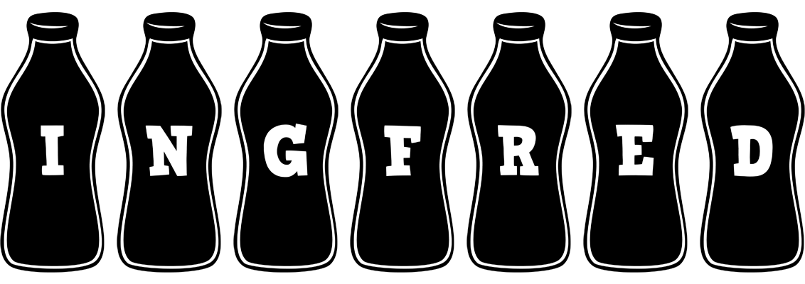 Ingfred bottle logo