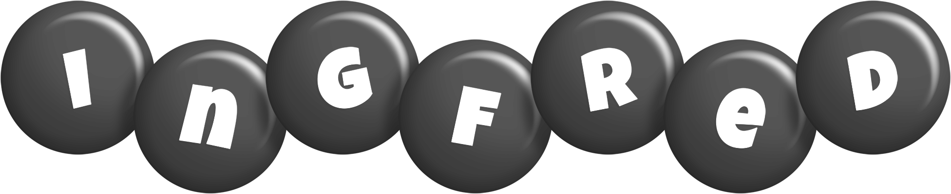 Ingfred candy-black logo