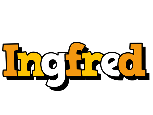 Ingfred cartoon logo