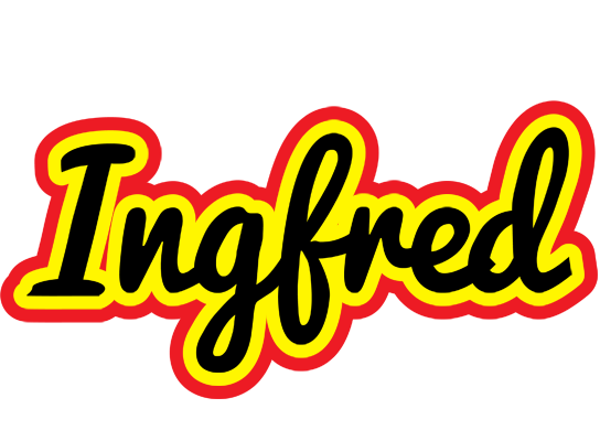 Ingfred flaming logo