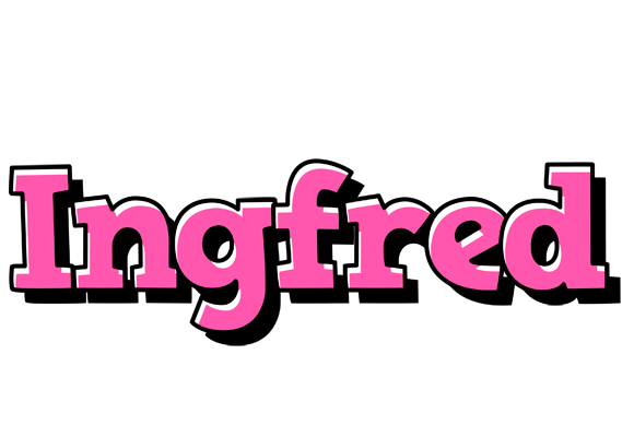 Ingfred girlish logo