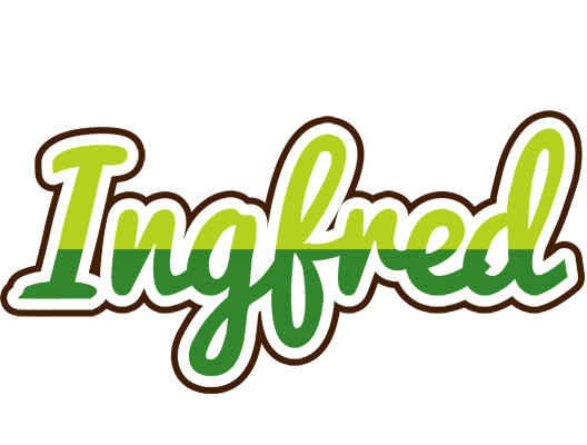 Ingfred golfing logo