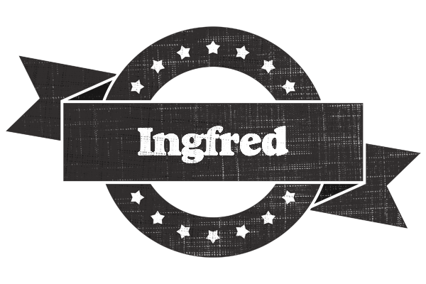 Ingfred grunge logo