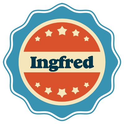Ingfred labels logo