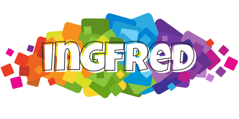 Ingfred pixels logo