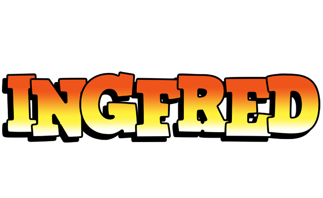 Ingfred sunset logo