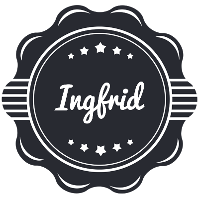 Ingfrid badge logo