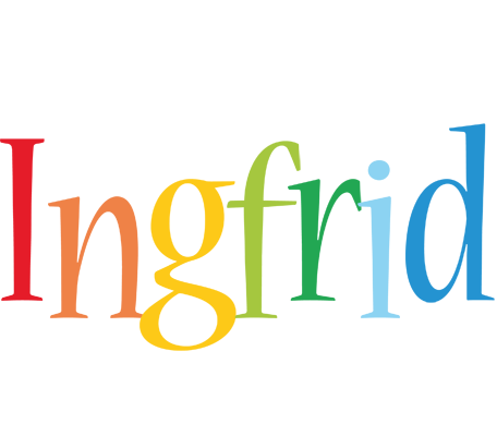 Ingfrid birthday logo