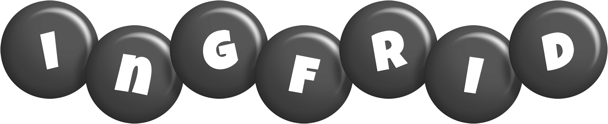 Ingfrid candy-black logo