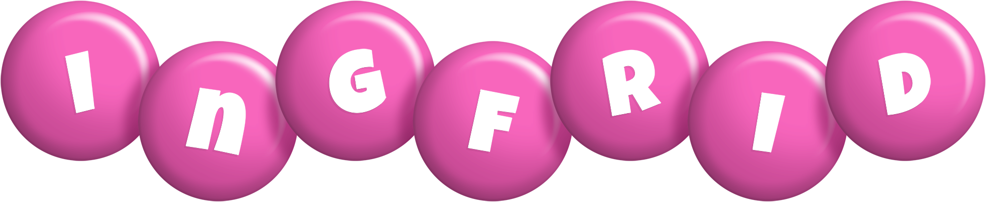 Ingfrid candy-pink logo