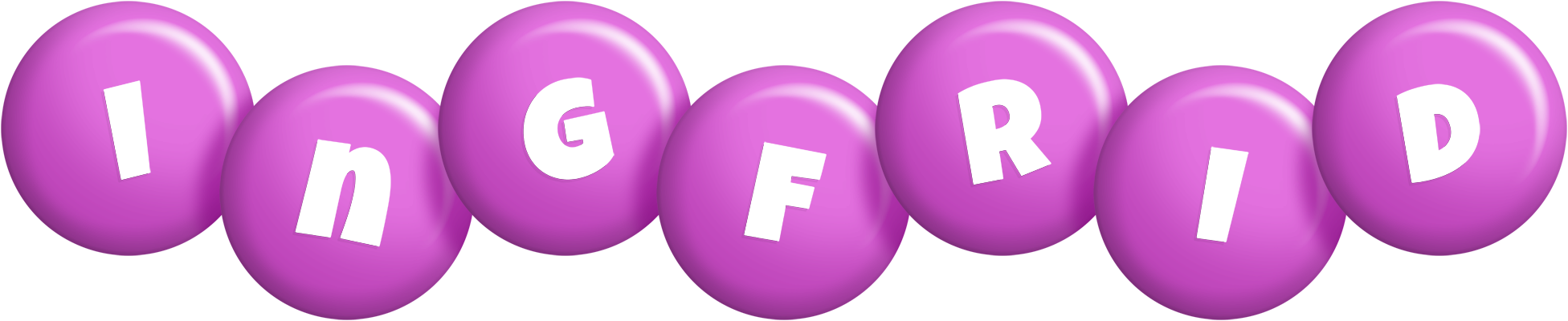 Ingfrid candy-purple logo