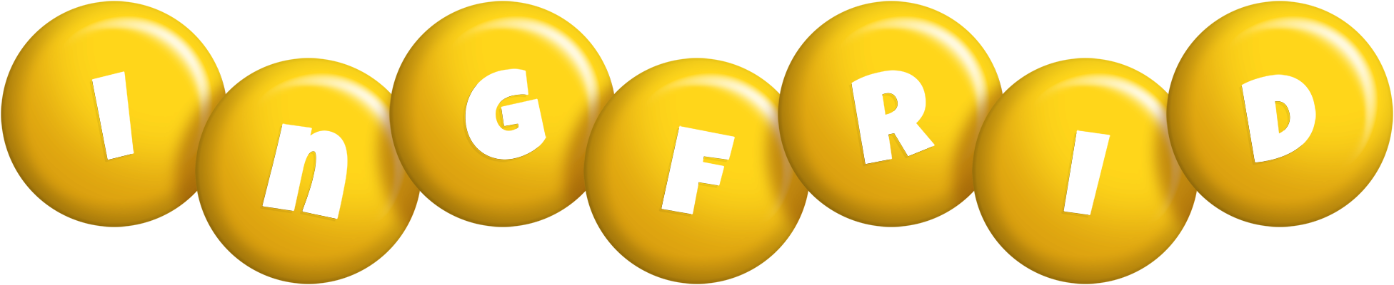 Ingfrid candy-yellow logo