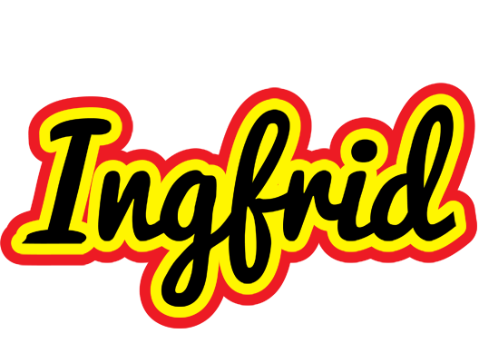 Ingfrid flaming logo
