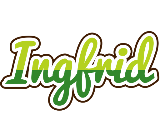 Ingfrid golfing logo