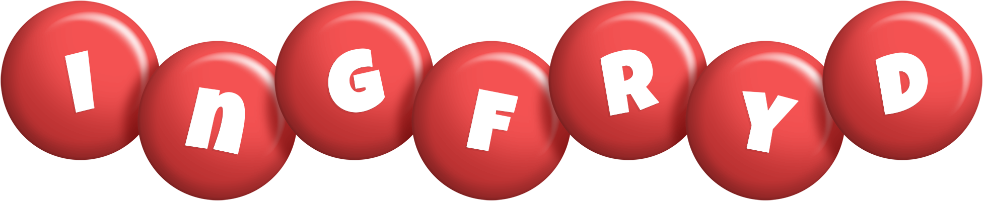 Ingfryd candy-red logo