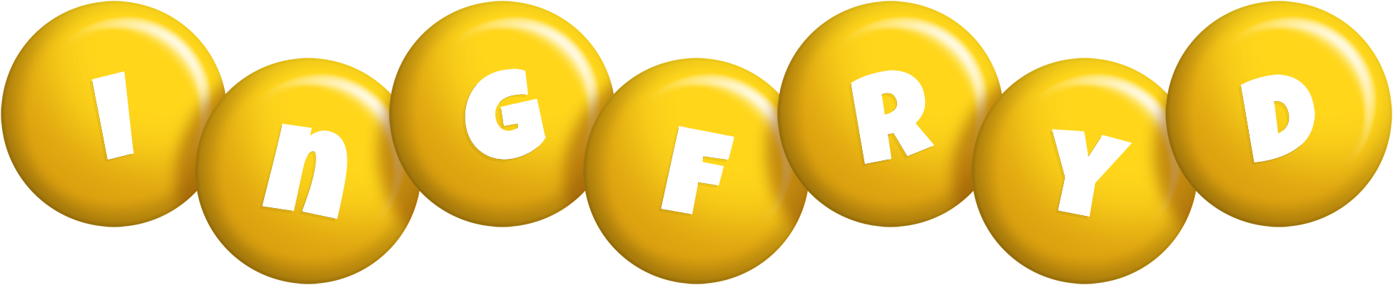 Ingfryd candy-yellow logo