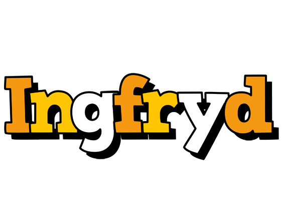 Ingfryd cartoon logo