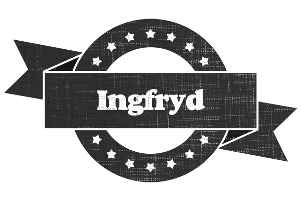Ingfryd grunge logo