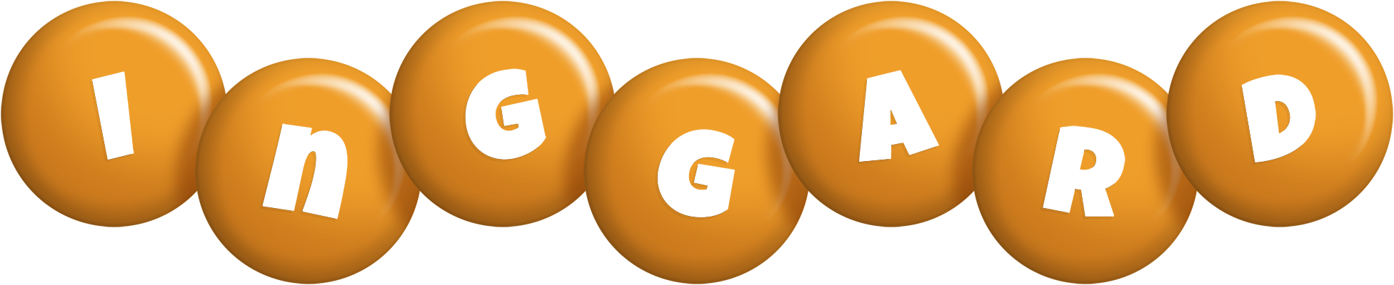 Inggard candy-orange logo