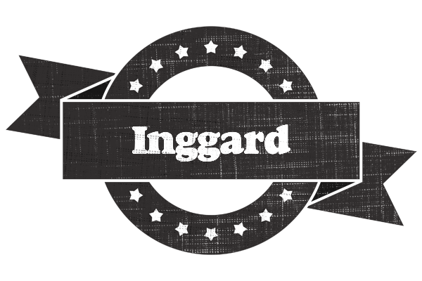 Inggard grunge logo