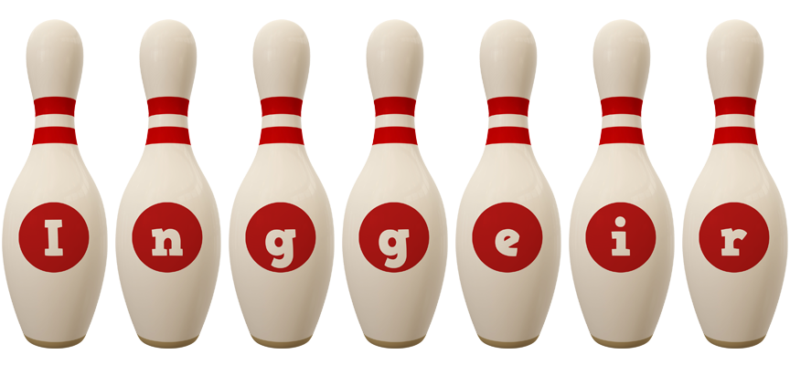 Inggeir bowling-pin logo