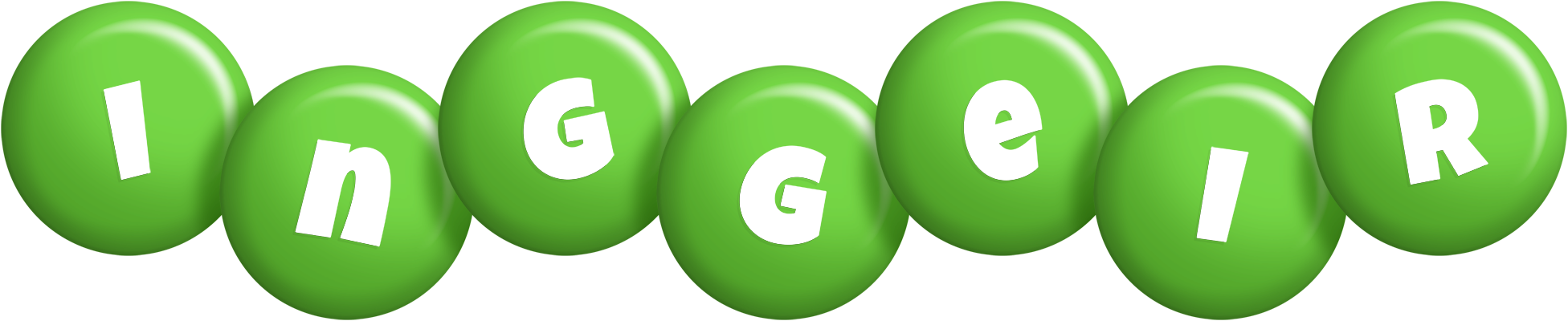 Inggeir candy-green logo