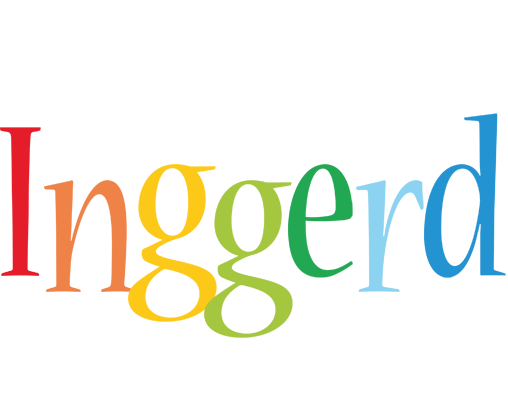 Inggerd birthday logo
