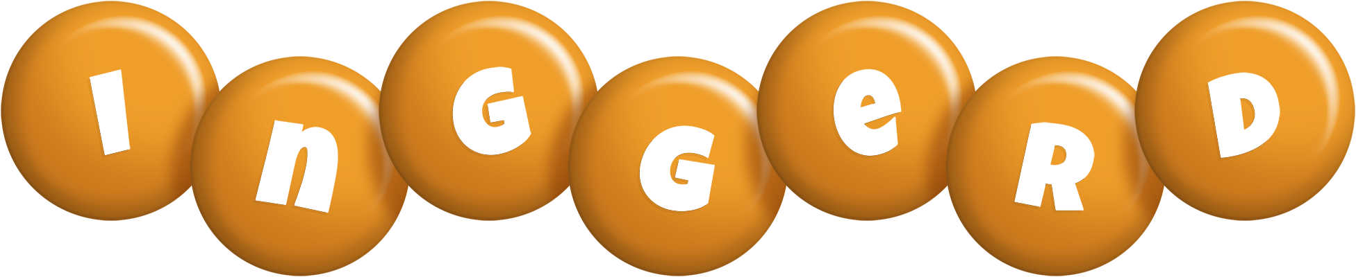 Inggerd candy-orange logo
