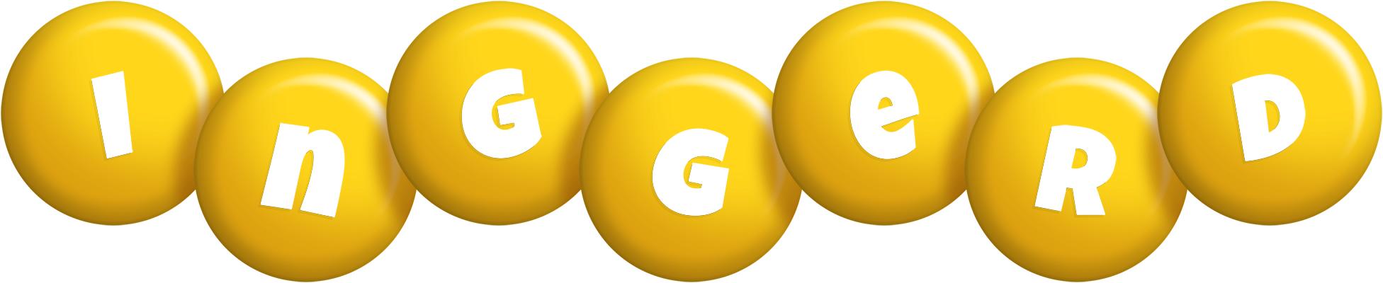 Inggerd candy-yellow logo