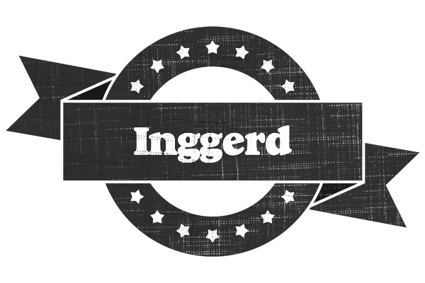 Inggerd grunge logo