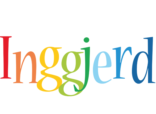 Inggjerd birthday logo