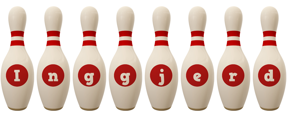 Inggjerd bowling-pin logo