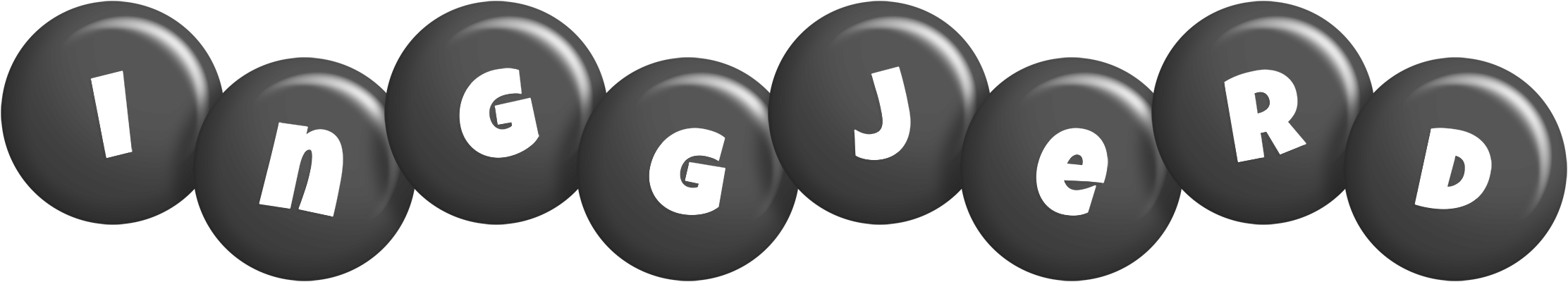 Inggjerd candy-black logo