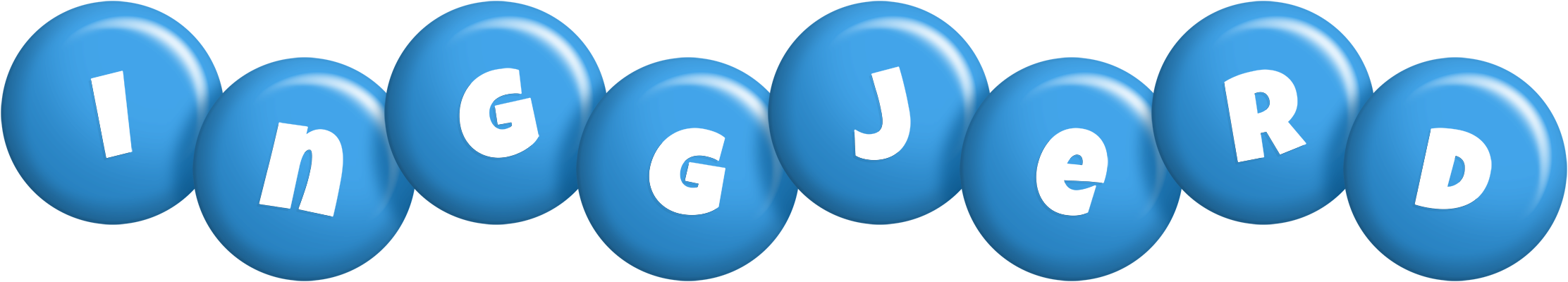 Inggjerd candy-blue logo