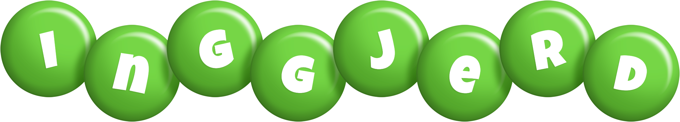 Inggjerd candy-green logo