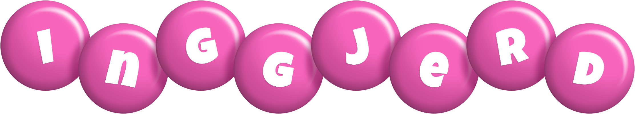 Inggjerd candy-pink logo