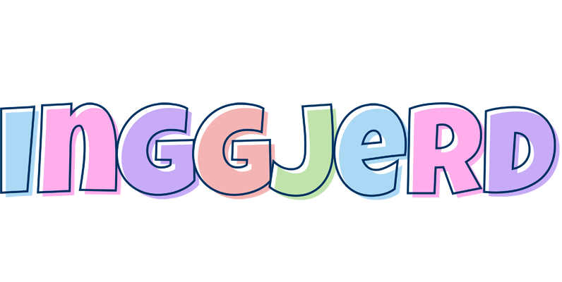 Inggjerd pastel logo