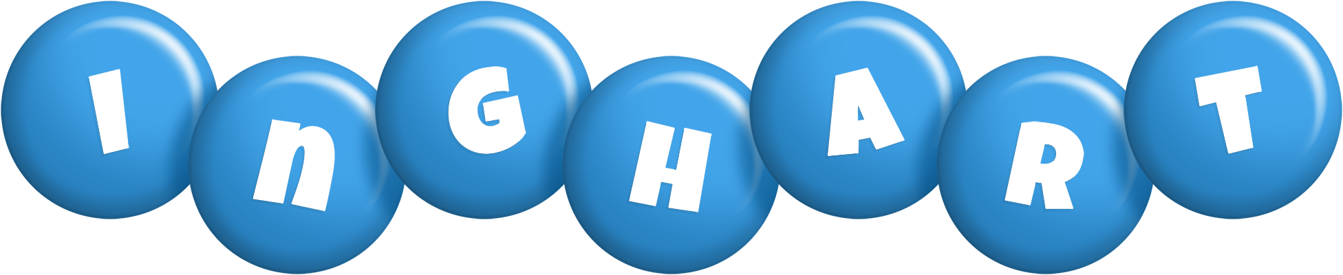 Inghart candy-blue logo