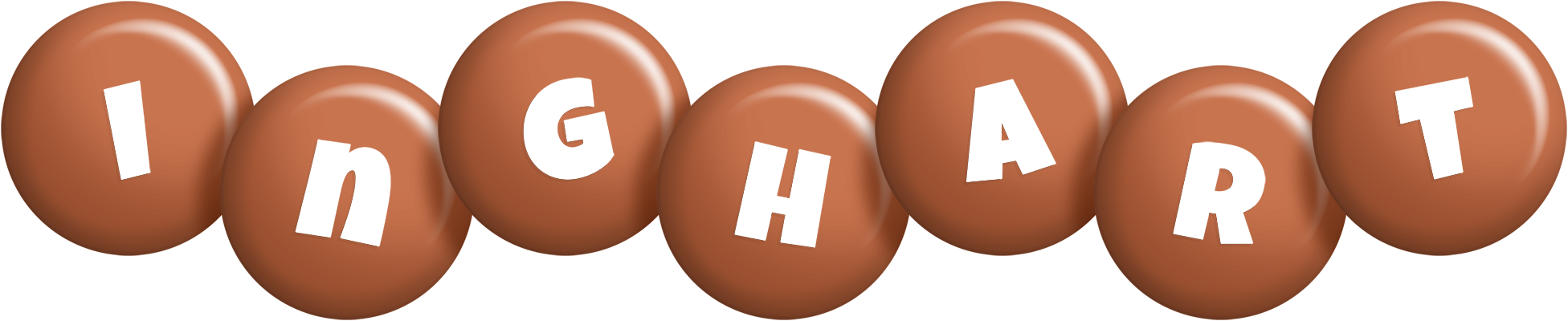 Inghart candy-brown logo