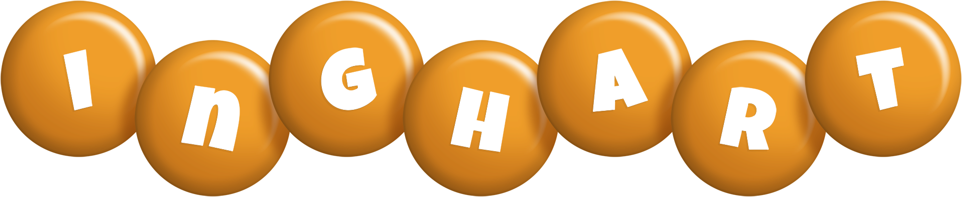 Inghart candy-orange logo