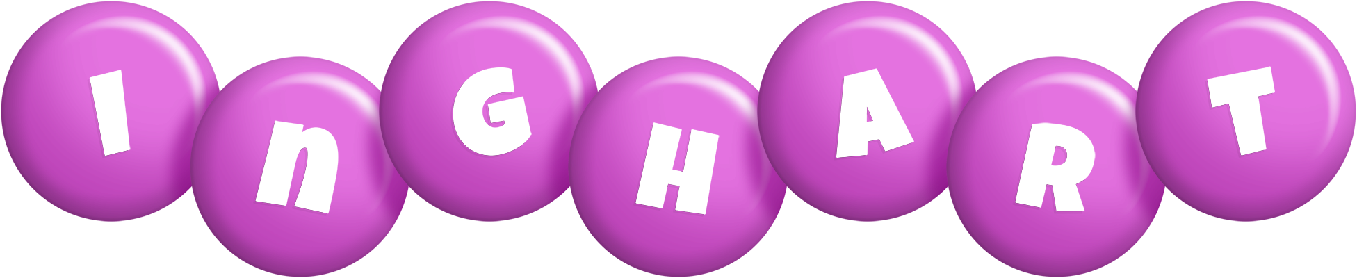 Inghart candy-purple logo