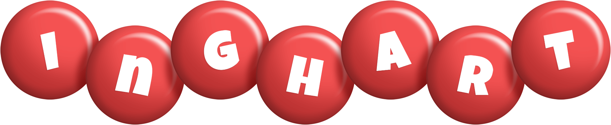 Inghart candy-red logo