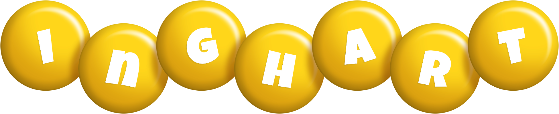 Inghart candy-yellow logo