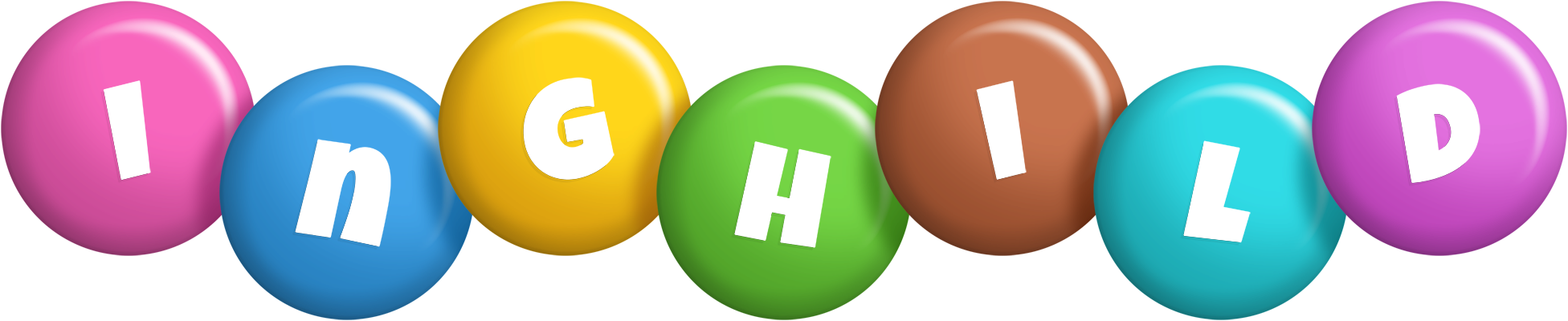 Inghild candy logo