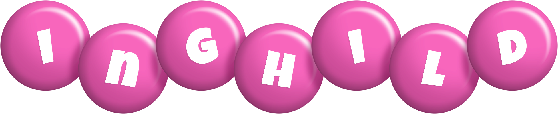 Inghild candy-pink logo