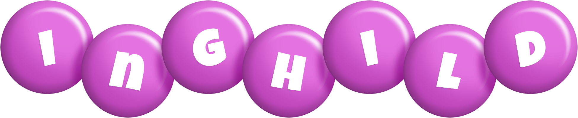 Inghild candy-purple logo